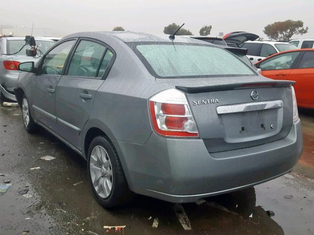 3N1AB6AP0CL684491 - 2012 NISSAN SENTRA 2.0 SILVER photo 3