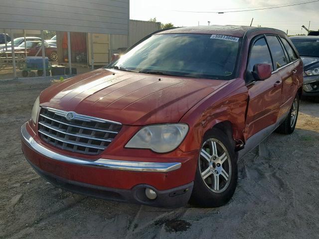 2A8GM68X37R306321 - 2007 CHRYSLER PACIFICA T RED photo 2