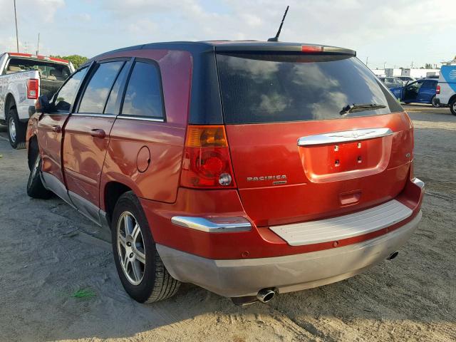 2A8GM68X37R306321 - 2007 CHRYSLER PACIFICA T RED photo 3