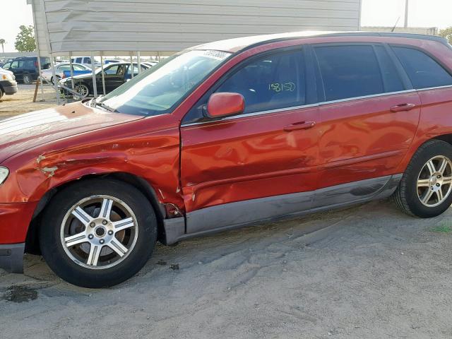 2A8GM68X37R306321 - 2007 CHRYSLER PACIFICA T RED photo 9