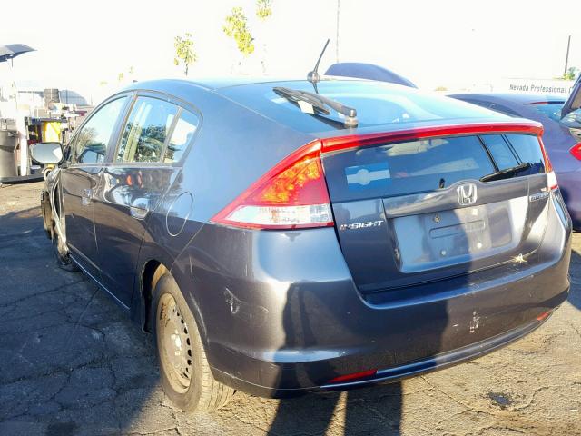 JHMZE2H56AS031892 - 2010 HONDA INSIGHT LX GRAY photo 3