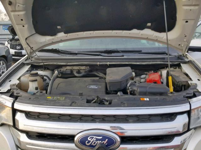 2FMDK4KC2DBA11544 - 2013 FORD EDGE LIMIT WHITE photo 7