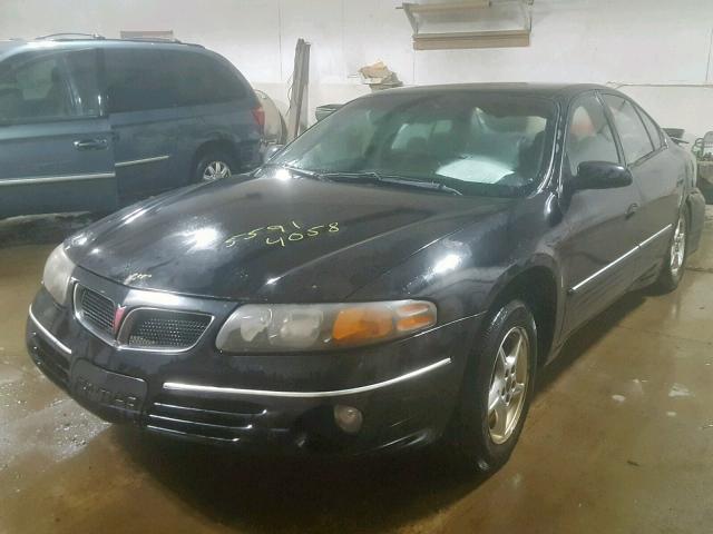 1G2HX54K114232919 - 2001 PONTIAC BONNEVILLE BLACK photo 2