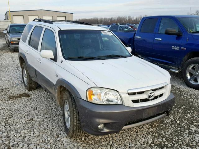 4F2YZ96135KM51822 - 2005 MAZDA TRIBUTE S WHITE photo 1