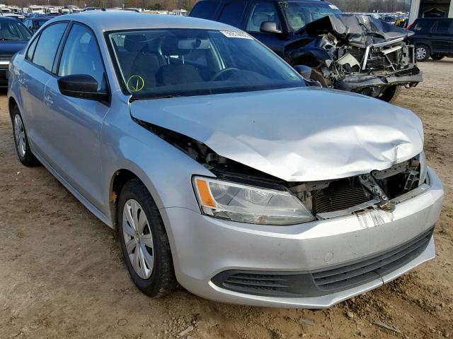 3VW2K7AJ3CM316090 - 2012 VOLKSWAGEN JETTA BASE SILVER photo 1