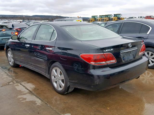 JTHBA30G165175081 - 2006 LEXUS ES 330 BLACK photo 3