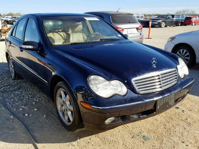 WDBRF84J64F475077 - 2004 MERCEDES-BENZ C 320 4MAT BLUE photo 1