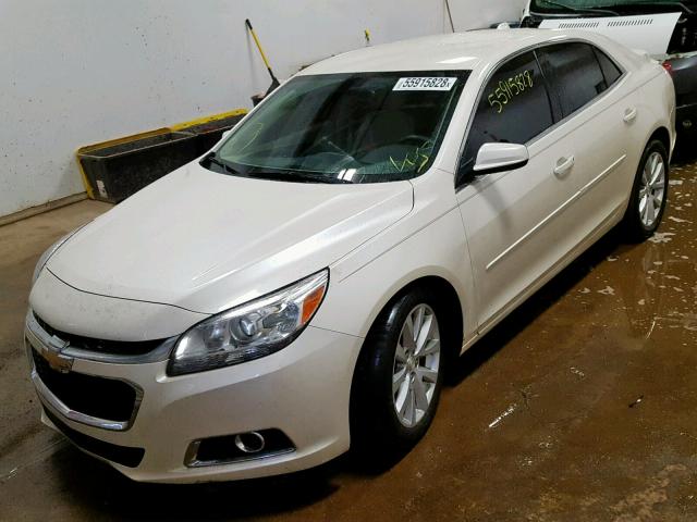 1G11E5SL7EF161128 - 2014 CHEVROLET MALIBU 2LT WHITE photo 2