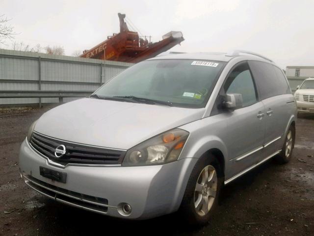 5N1BV28U77N137281 - 2007 NISSAN QUEST S SILVER photo 2