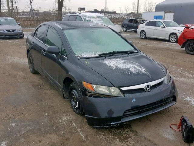 2HGFA16218H010910 - 2008 HONDA CIVIC DX BLACK photo 1