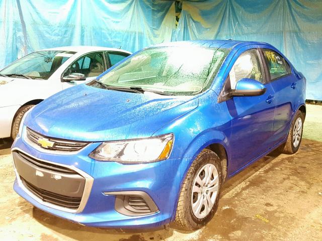 1G1JB5SH5H4174769 - 2017 CHEVROLET SONIC LS 蓝色 照片 2