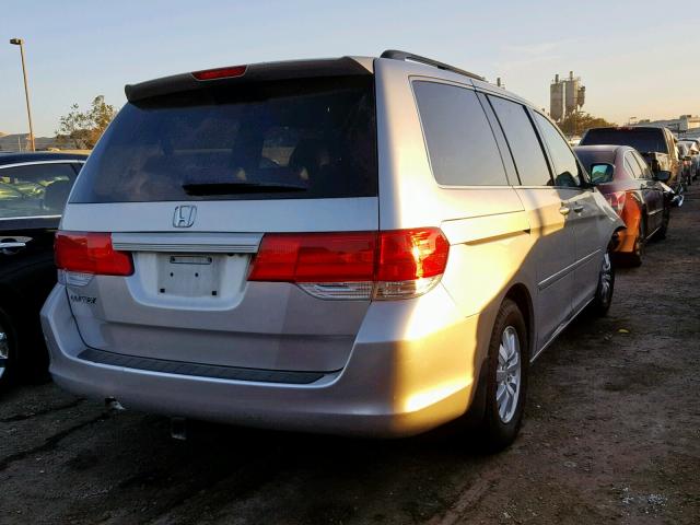 5FNRL38728B413083 - 2008 HONDA ODYSSEY EX SILVER photo 4