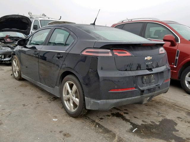 1G1RD6E44EU148123 - 2014 CHEVROLET VOLT BLACK photo 3