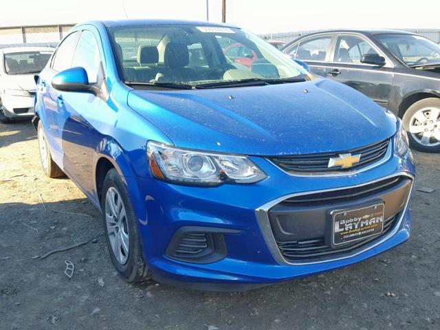 1G1JB5SH3H4105188 - 2017 CHEVROLET SONIC LS 蓝色 照片 1