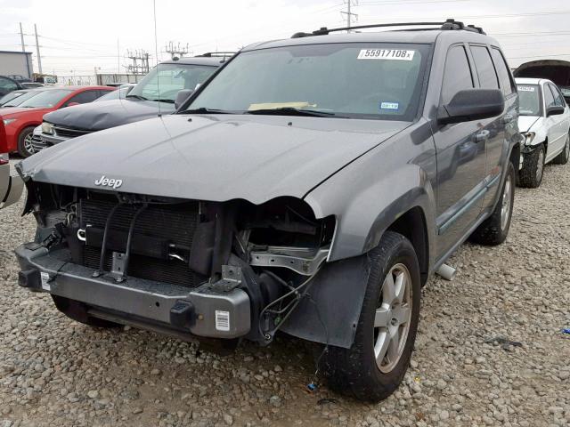 1J8GS48K38C104927 - 2008 JEEP GRAND CHER GRAY photo 2