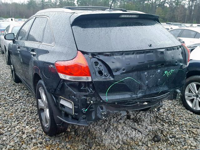 4T3ZK11A39U003515 - 2009 TOYOTA VENZA BASE BLACK photo 3