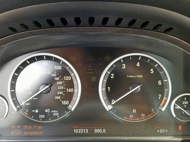WBAFU7C50DDU67624 - 2013 BMW 535 XI Սև լուսանկար 8
