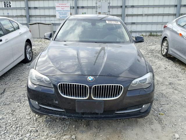WBAFU7C50DDU67624 - 2013 BMW 535 XI Սև լուսանկար 9