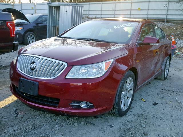 1G4GC5ED8BF303344 - 2011 BUICK LACROSSE C RED photo 2