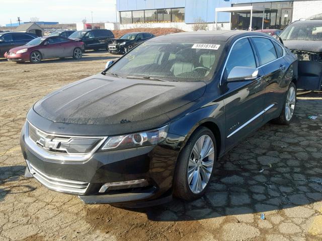 1G1145S33GU164643 - 2016 CHEVROLET IMPALA LTZ BLACK photo 2