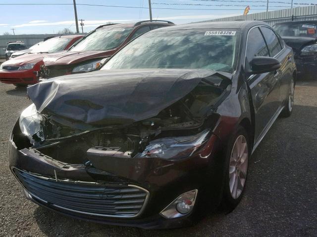 4T1BK1EBXDU036159 - 2013 TOYOTA AVALON BAS MAROON photo 2