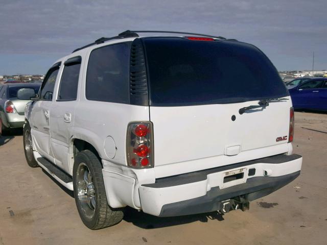 1GKEK63U83J307842 - 2003 GMC YUKON DENA WHITE photo 3