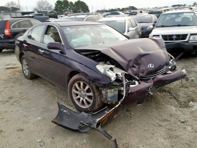 JTHBF30G120058075 - 2002 LEXUS ES 300 BURGUNDY photo 1