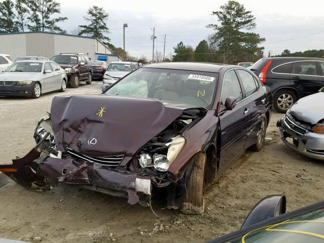 JTHBF30G120058075 - 2002 LEXUS ES 300 BURGUNDY photo 2