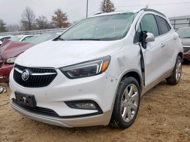 KL4CJDSB9HB143023 - 2017 BUICK ENCORE PRE WHITE photo 2