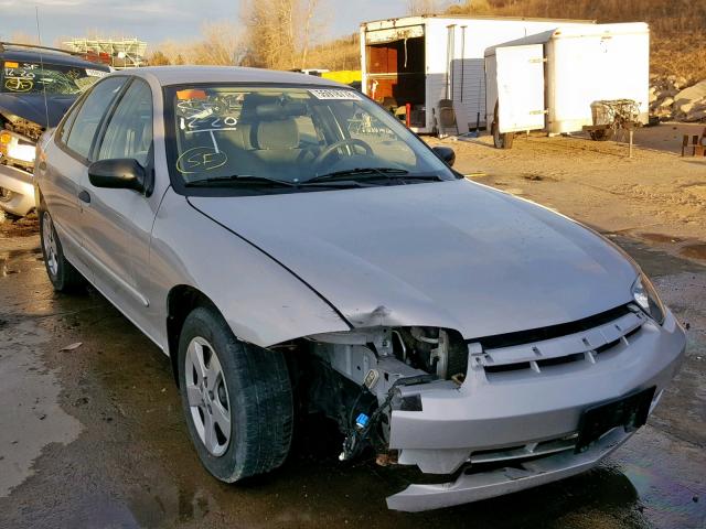 1G1JF52F137216087 - 2003 CHEVROLET CAVALIER L SILVER photo 1