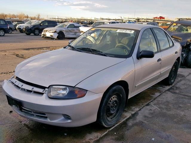 1G1JF52F137216087 - 2003 CHEVROLET CAVALIER L SILVER photo 2