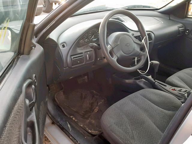 1G1JF52F137216087 - 2003 CHEVROLET CAVALIER L SILVER photo 9