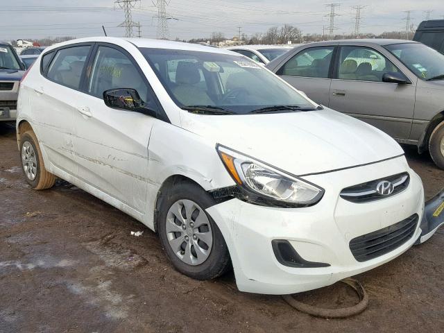 KMHCT5AE5HU310706 - 2017 HYUNDAI ACCENT SE WHITE photo 1