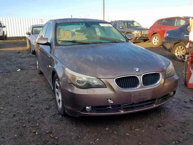 WBANA53564B172399 - 2004 BMW 525 I BROWN photo 1