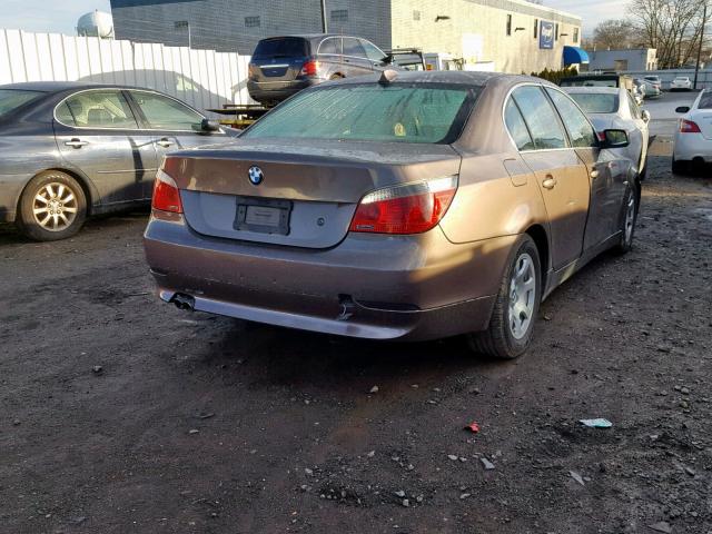 WBANA53564B172399 - 2004 BMW 525 I BROWN photo 4