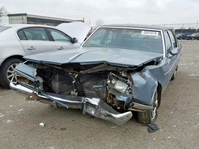 1G2BT69Y2GX248395 - 1986 PONTIAC PARISIENNE BLUE photo 2