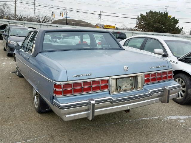 1G2BT69Y2GX248395 - 1986 PONTIAC PARISIENNE BLUE photo 3