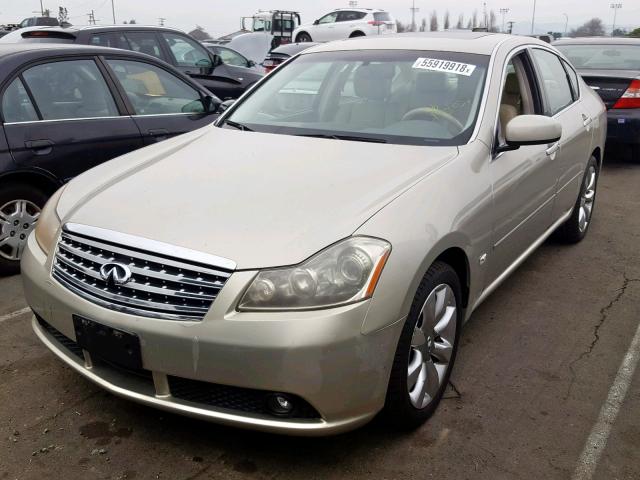 JNKAY01E67M305947 - 2007 INFINITI M35 BASE BEIGE photo 2