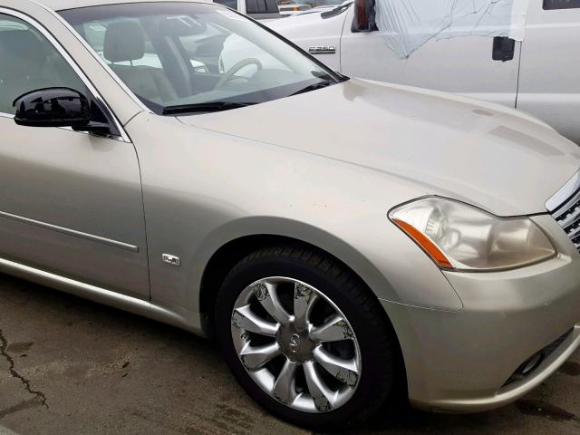 JNKAY01E67M305947 - 2007 INFINITI M35 BASE BEIGE photo 9