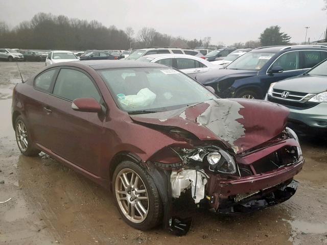 JTKDE177350003437 - 2005 TOYOTA SCION TC მუქწითელი ფოტო 1