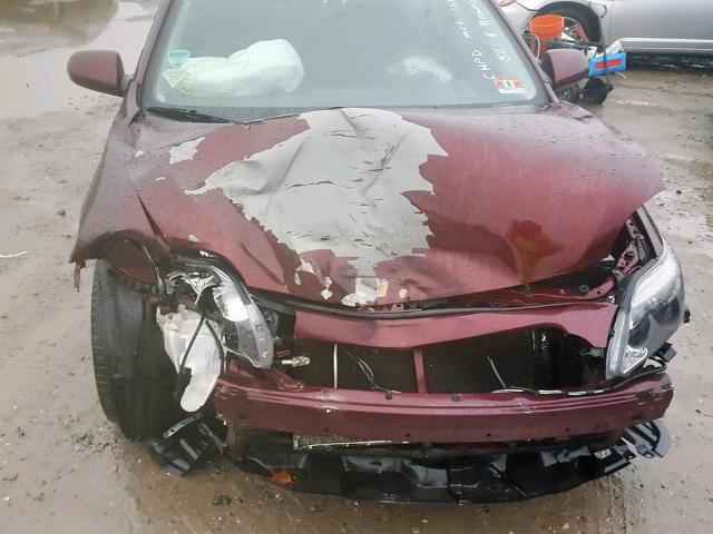 JTKDE177350003437 - 2005 TOYOTA SCION TC მუქწითელი ფოტო 7