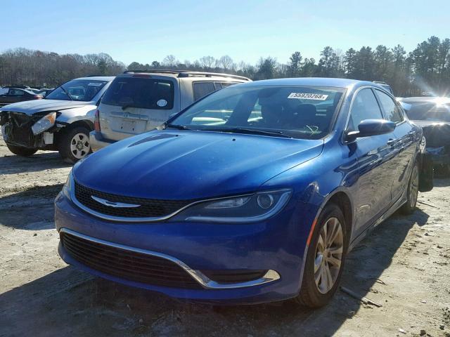 1C3CCCAB4FN603166 - 2015 CHRYSLER 200 LIMITE BLUE photo 2