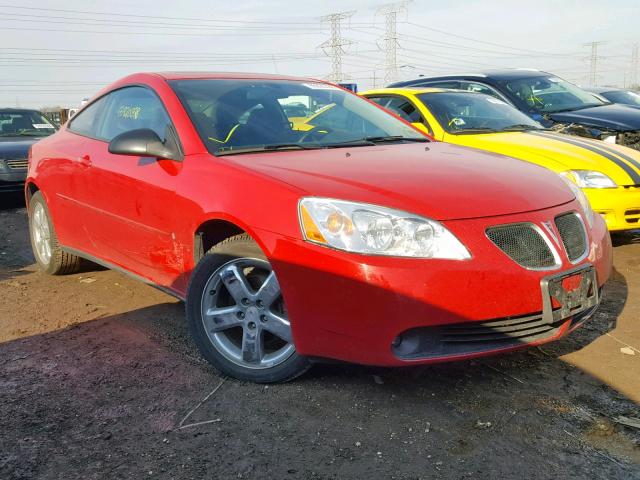 1G2ZH158664232239 - 2006 PONTIAC G6 GT RED photo 1