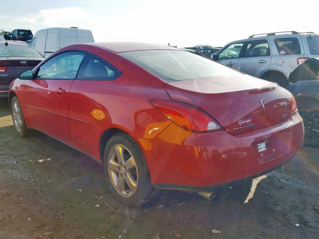 1G2ZH158664232239 - 2006 PONTIAC G6 GT RED photo 3