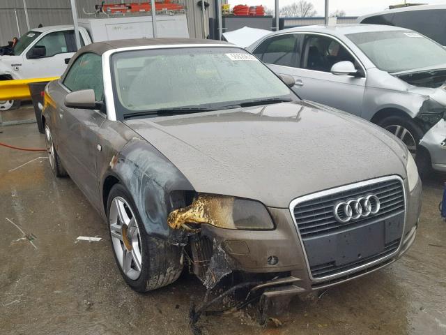 WAUAF48H28K004567 - 2008 AUDI A4 2.0T CA CHARCOAL photo 1