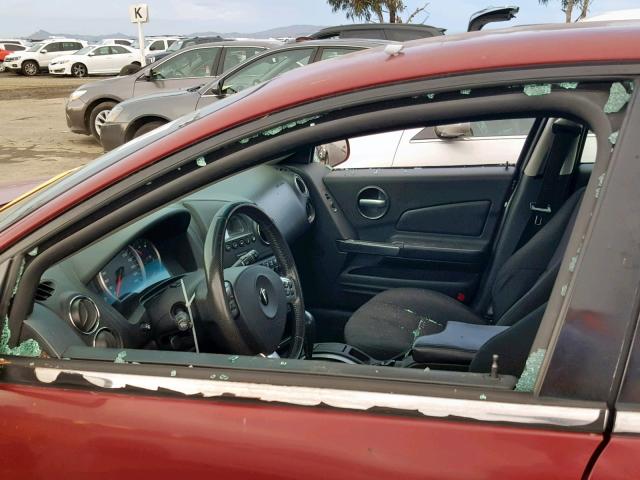 2G2WP552861117128 - 2006 PONTIAC GRAND PRIX BURGUNDY photo 9