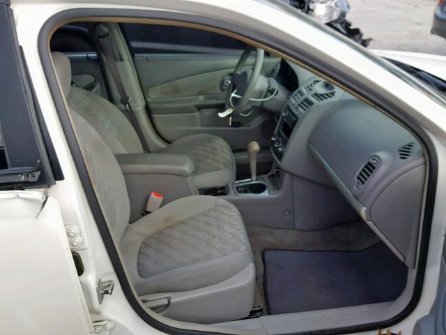 1G1ZT528X5F300723 - 2005 CHEVROLET MALIBU LS Ağ foto 5