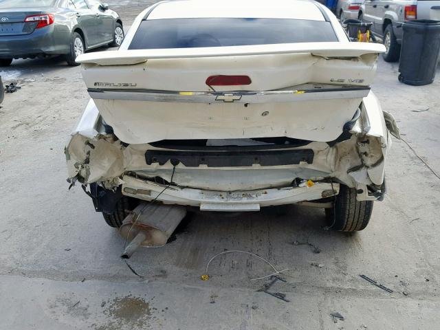 1G1ZT528X5F300723 - 2005 CHEVROLET MALIBU LS Ağ foto 9