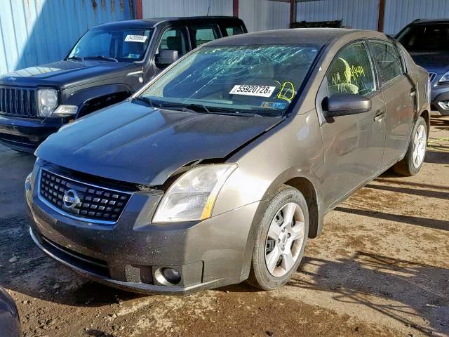 3N1AB61EX8L732665 - 2008 NISSAN SENTRA 2.0 GRAY photo 2