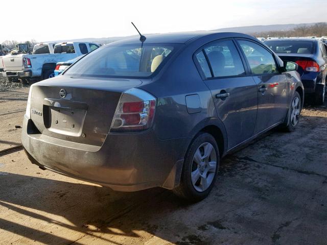 3N1AB61EX8L732665 - 2008 NISSAN SENTRA 2.0 GRAY photo 4